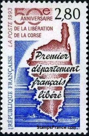 Timbre France Yvert 2829