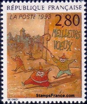 Timbre France Yvert 2844