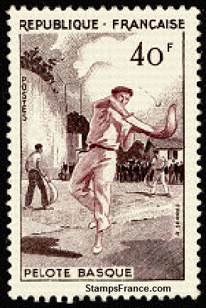 Timbre France Yvert 1073 - France Scott 802