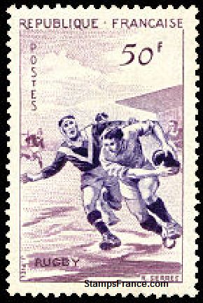 Timbre France Yvert 1074 - France Scott 803