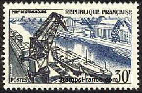 Timbre France Yvert 1080 - France Scott 809