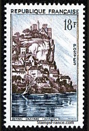 Timbre France Yvert 1127 - France Scott 852