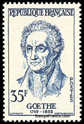 Timbre France Yvert 1138 - France Scott 863