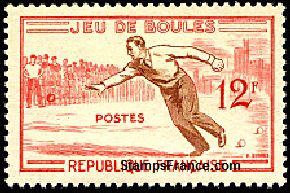 Timbre France Yvert 1161 - France Scott 883