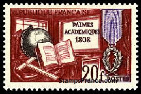 Timbre France Yvert 1190 - France Scott 905