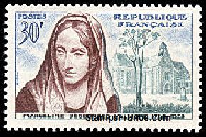 Timbre France Yvert 1214 - France Scott 924