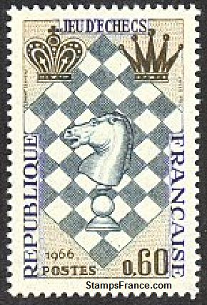 Timbre France Yvert 1480 - France Scott 1154