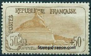 Timbre France Yvert 153 - France Scott B8