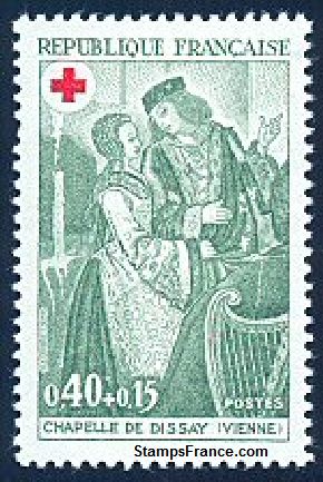 Timbre France Yvert 1661 - France Scott B443