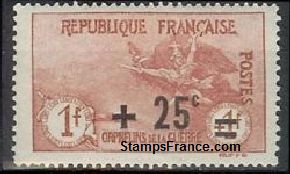 Timbre France Yvert 168 - France Scott B18