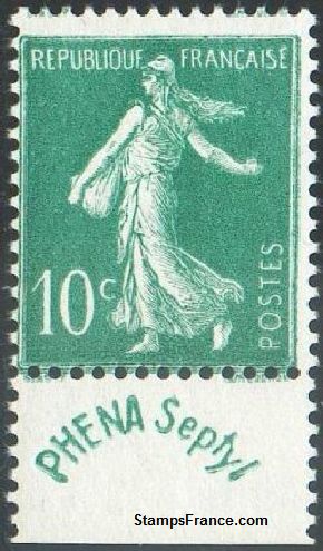 Timbre France Yvert 188 "PHENA Septyl" - France Scott 163b