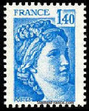 Timbre France Yvert 1975 - France Scott 1573