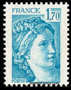 Timbre France Yvert 1976 - France Scott 1574