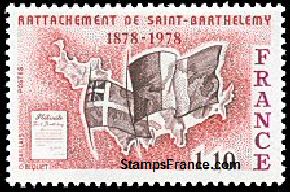 Timbre France Yvert 1985 - France Scott 1587 - Click Image to Close