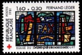 Timbre France Yvert 2176 - France Scott B540