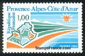 Timbre France Yvert 2252 - France Scott 1853