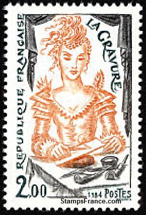 Timbre France Yvert 2315 - France Scott 1932