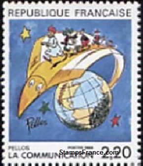 Timbre France Yvert 2503 - France Scott