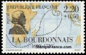 Timbre France Yvert 2520 - France Scott