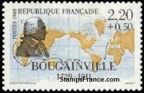 Timbre France Yvert 2521 - France Scott