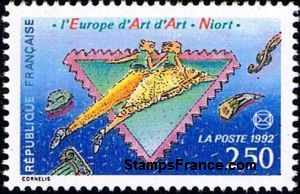 Timbre France Yvert 2758