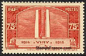 Timbre France Yvert 316 - France Scott 311