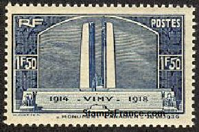 Timbre France Yvert 317 - France Scott 312