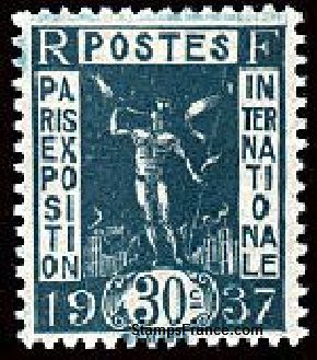 Timbre France Yvert 323 - France Scott 316