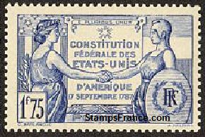 Timbre France Yvert 357 - France Scott 332