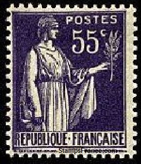 Timbre France Yvert 363 - France Scott 268