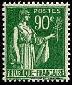 Timbre France Yvert 367 - France Scott 275