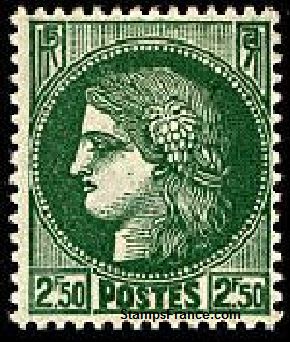 Timbre France Yvert 375 - France Scott 338