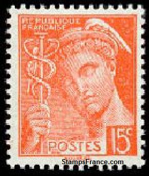 Timbre France Yvert 408 - France Scott 357