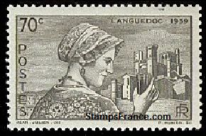 Timbre France Yvert 448 - France Scott 394