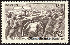 Timbre France Yvert 497 - France Scott B112