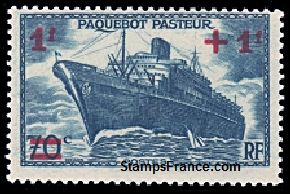 Timbre France Yvert 502 - France Scott B114