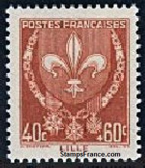 Timbre France Yvert 527 - France Scott B118