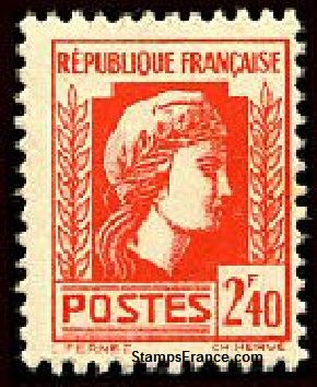 Timbre France Yvert 641 - France Scott 488