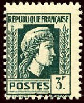 Timbre France Yvert 642 - France Scott 489