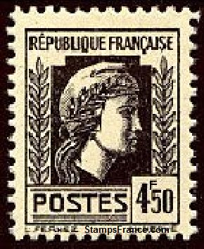 Timbre France Yvert 644 - France Scott 491