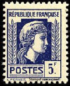 Timbre France Yvert 645 - France Scott 492 - Click Image to Close