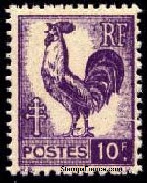 Timbre France Yvert 646 - France Scott 493