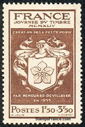 Timbre France Yvert 668 - France Scott B190