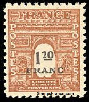 Timbre France Yvert 707 - France Scott