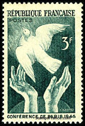 Timbre France Yvert 761 - France Scott 566