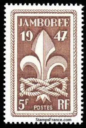 Timbre France Yvert 787 - France Scott 587