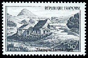 Timbre France Yvert 843 - France Scott