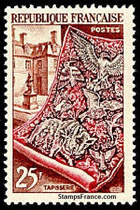 Timbre France Yvert 970 - France Scott